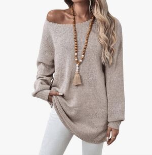 4/$25 Knit Oversized Tunic Sweater, Small